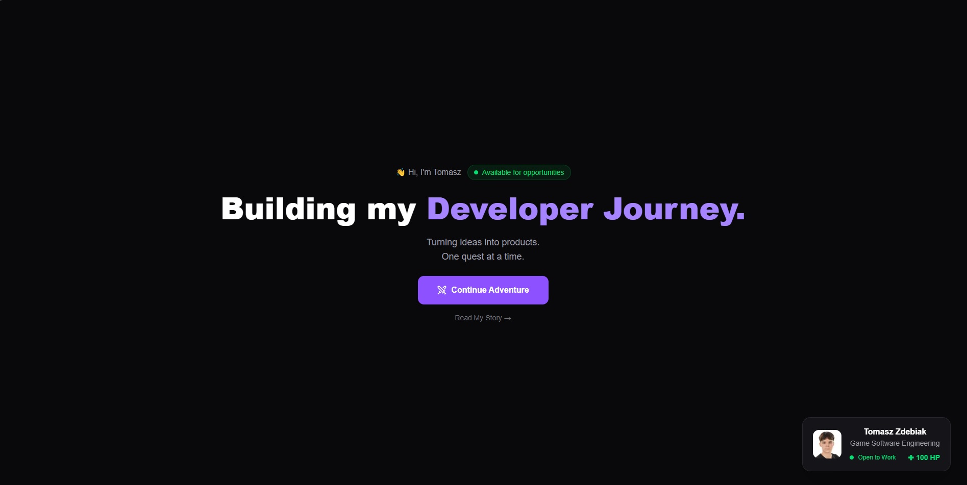Developer Journey